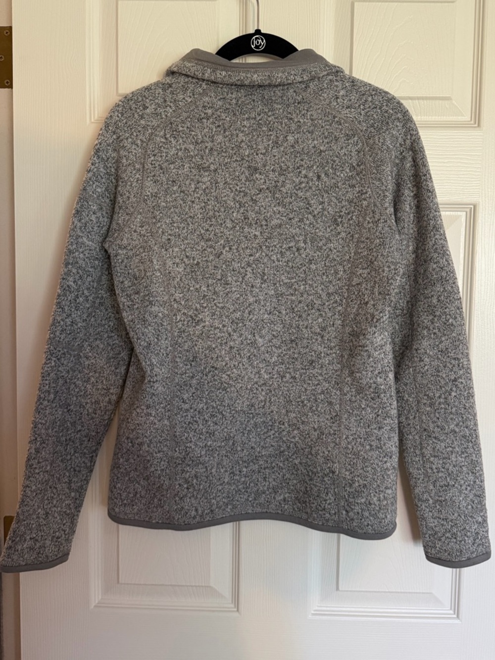 Patagonia Women’s Gray Heather Quarter-Zip Fleece Better Sweater Pullover size S - Picture 4 of 7